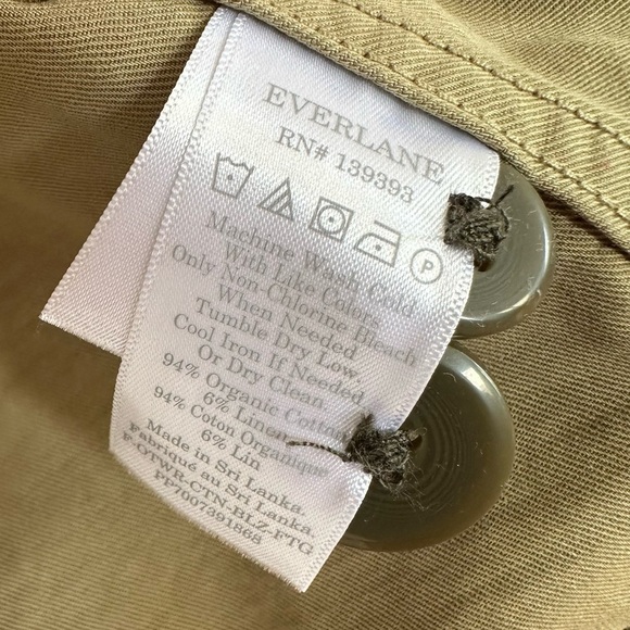 Everlane Utility Organic Cotton One Button Blazer Jacket Size XS - Picture 11 of 14